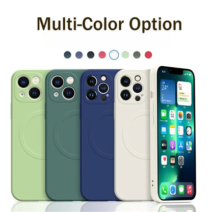 Soft Liquid Silicone For Magnetic Wireless Charging Case For iPhone