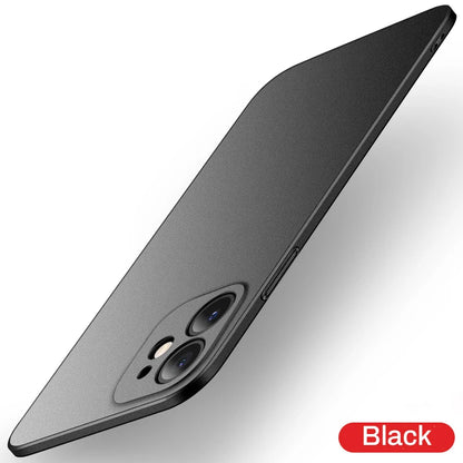 Luxury Matte Shockproof Hard PC Case For iPhone