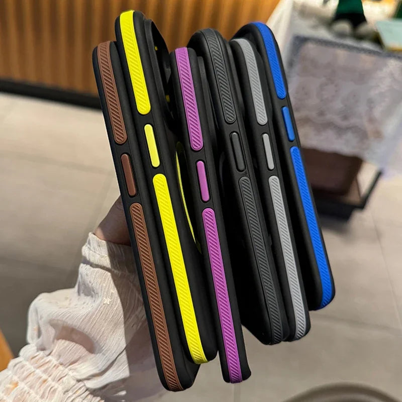 New Matte Frosted Magnetic Shockproof Phone Case For iPhone