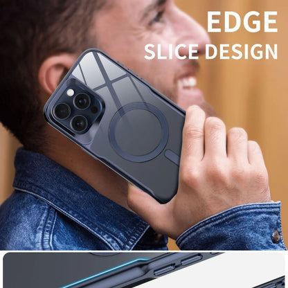 Plating Soft Rubber Frame Magnetic Phone Case For iPhone